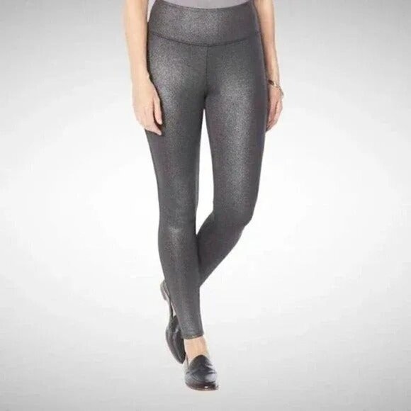 DG2 Grey Cropped Leggings 1X - Picture 1 of 8
